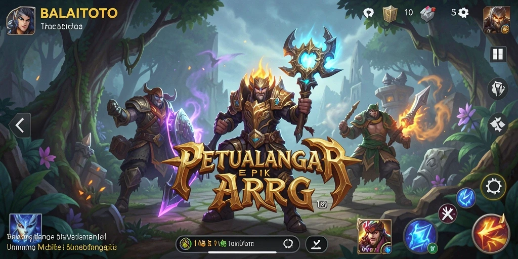 Tampilan gameplay ARPG yang mendebarkan dan aksi seru.