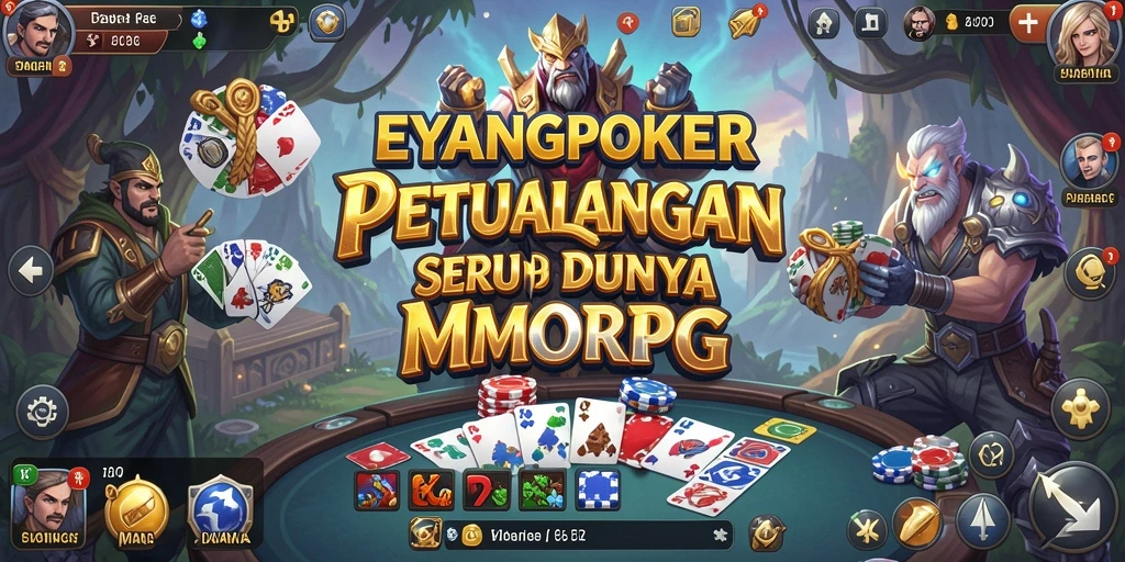 Gambaran gameplay seru dalam EYANGPOKER menampilkan aksi pertempuran mendalam.