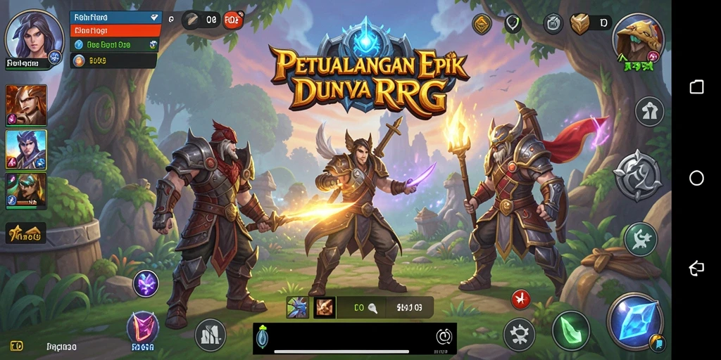 Tampilan gameplay F08 yang menakjubkan dalam dunia RPG.