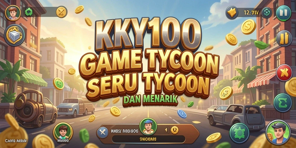 Gameplay KPK100 yang seru dan menantang di dunia bisnis Tycoon.