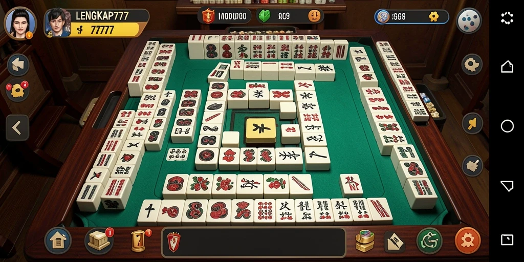 Tampilan gameplay LENGKAP777 yang menantang dan menarik.