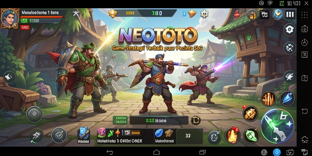Tampilan gameplay seru dan grafik menawan NEOTOTO.