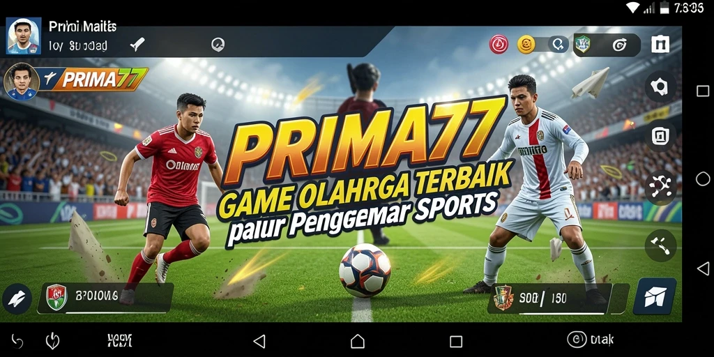 Tampilan seru dari gameplay PRIMA77 yang memikat.