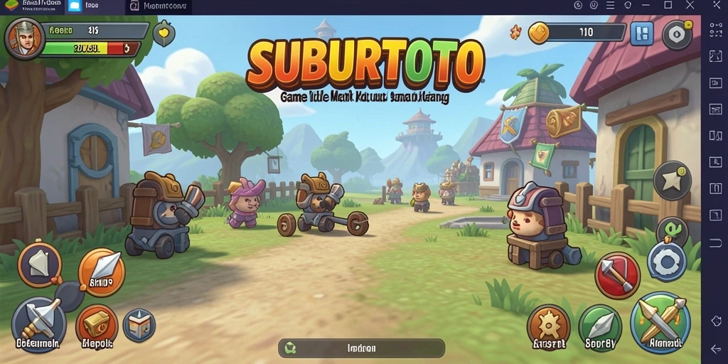 Tampilan gameplay menarik dari SUBURTOTO dengan fitur Idle yang memikat.